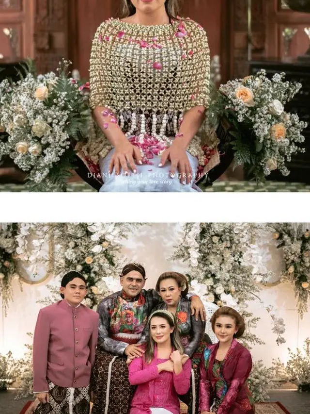 Penampilan Amanda, Putri Christian Gonzales saat Menikah dengan Rontini . Dok. @djanjisoetji.photography