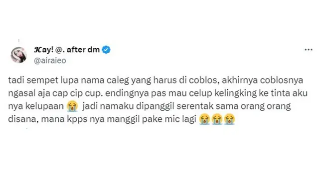 8 Cerita Kocak Netizen saat Nyoblos di TPS Ini Bikin Tepuk Jidat