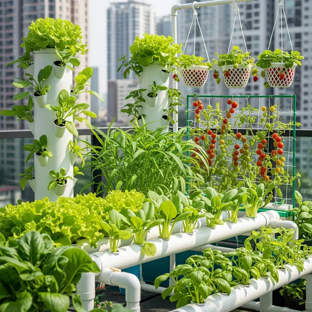 Cara Membuat Kebun Mini di Apartemen Tanpa Tanah (Image by Gemini AI)