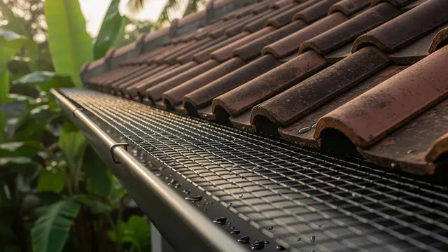 Gunakan Pelindung Talang (Gutter Guard)