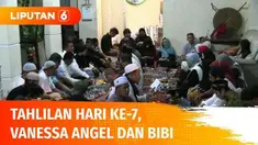 Suasana duka masih kental terasa, lantunan ayat suci dan doa ditujukan kepada Vanessa Angel dan suaminya, Febri Ardiansyah yang tewas dalam kecelakaan.