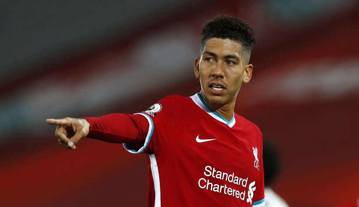 1. Roberto Firmino - Roberto Firmino berkontribusi besar pada sukses Liverpool memenangi Liga Inggris musim lalu. Namun di awal musim ini, Firmino baru hanya mencetak satu gol dan memberikan dua assist untuk Liverpool. (Jason Cairnduff/Pool via AP)