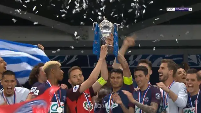 Berita video kemenangan 2-0 atas Les Herbiers antarkan PSG menjadi juara Coupe de France 2018. This video presented by BallBall.