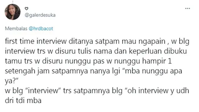8 Pengalaman Kocak Netizen saat Interview Ini Bikin Tepuk Jidat