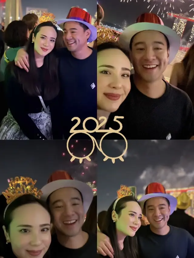 Gaya Artis Tanah Air Rayakan Pergantian Tahun 2024 ke 2025 di Luar Negeri.