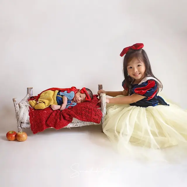 5 Potret Anak Ruben Onsu, Thalia dan Thania dengan Konsep Disney