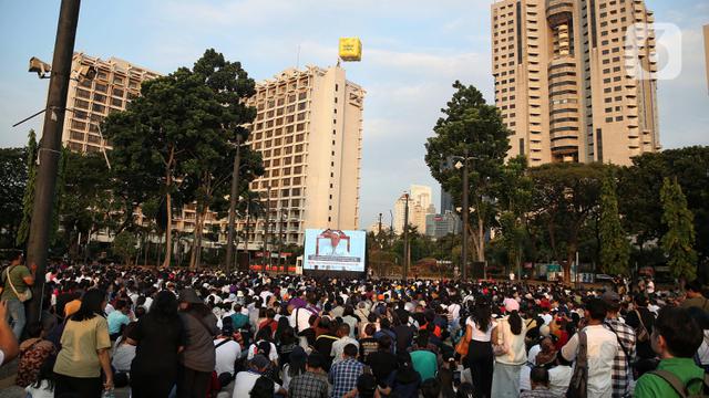 Antusiasme Umat Katolik Ikuti Misa Agung Paus Fransiskus Meski Lewat Tayangan Layar Lebar