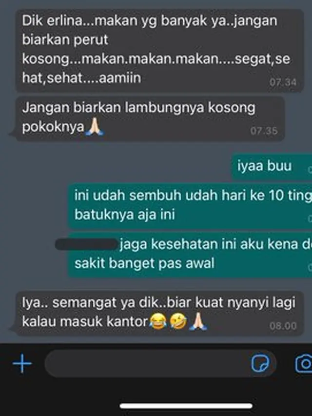 5 Chat Ibu ke Anak Ingatkan Tetap Sehat Ini Bikin Senyum