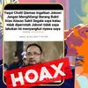 Cek Fakta: Hoaks Artikel Yaqut Cholil Qoumas Minta Jokowi Tidak Hilangkan Barang Bukti