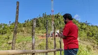 Telkomsel menggelar mobile BTS di Desa Pasiah Laweh, Sumbar (Foto: Telkomsel)
