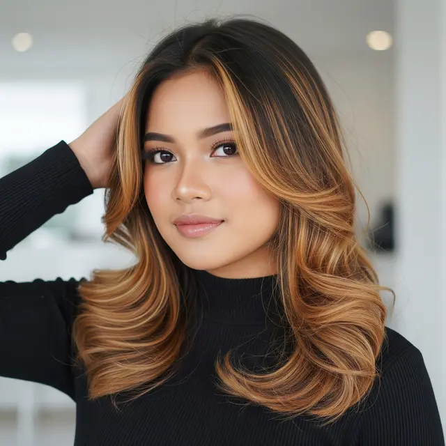 9 Model Rambut Pirang Highlight untuk Rambut Hitam, Ciptakan Tampilan Dramatis