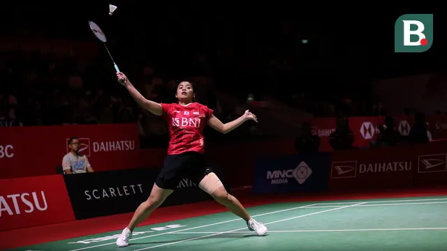 Foto: Istora Bergemuruh Kekecewaan, Tiga Wakil Indonesia Termasuk Apriyani/Fadia Tumbang pada Laga yang Sama di Indonesia Masters 2023