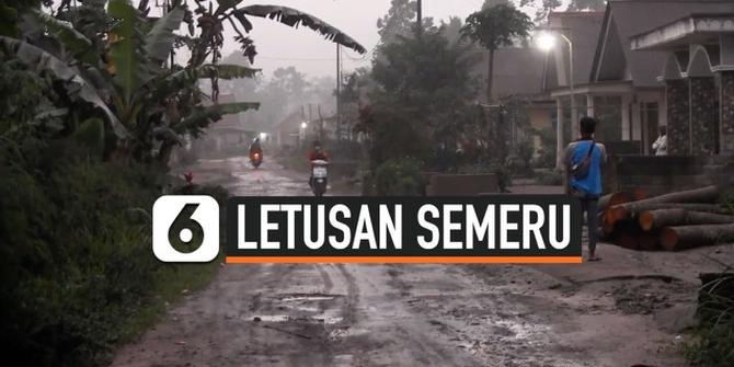 VIDEO: Gunung Semeru Meletus, Ledakan Keras Disertai Petir