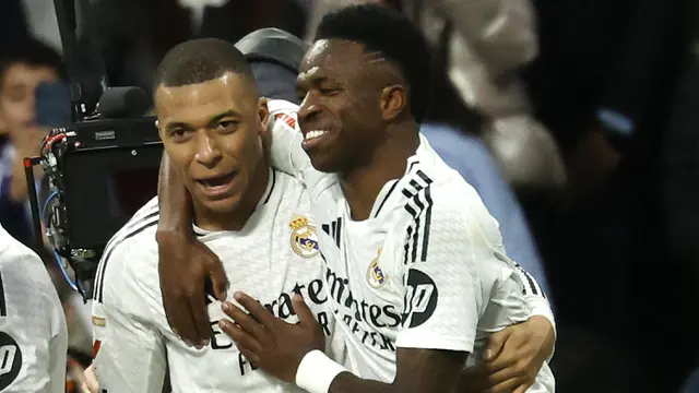 Foto: Acak-Acak Pertahanan Lawan, Mbappe dan Vinicius Perlihatkan Kerja Sama Ciamik saat Real Madrid Menang di Liga Spanyol
