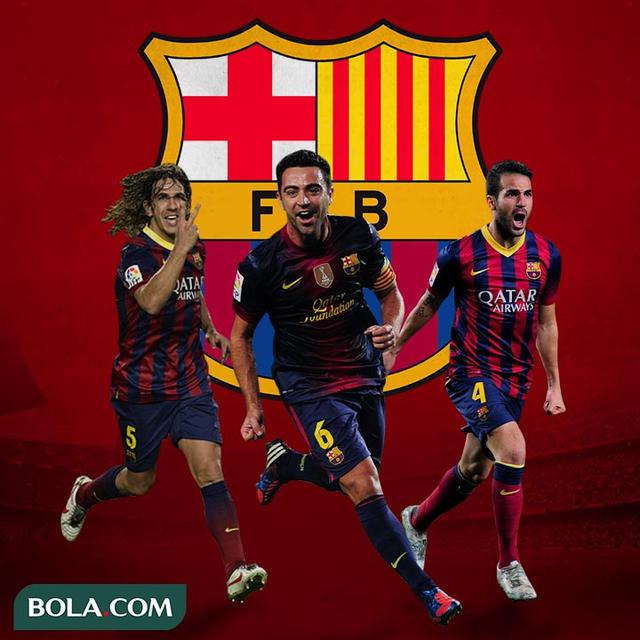 Barcelona - Carles Puyol, Xavi Hernandez, Cesc Fabregas