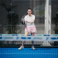 Aaliyah Massaid menguji kemampuan bermain padelnya dengan mengikuti turnamen. Baru pertama kali ikut turnamen, ibu satu anak itu sukses menyabet juara 2 [@aaliyah.massaid]