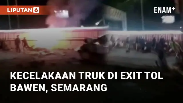 Beredar video terkait kecelakaan maut antara truk serta kendaraan lainnya. Kejadian mengenaskan tersebut terjadi di Exit Tol Bawen, Semarang (23/09/2023)