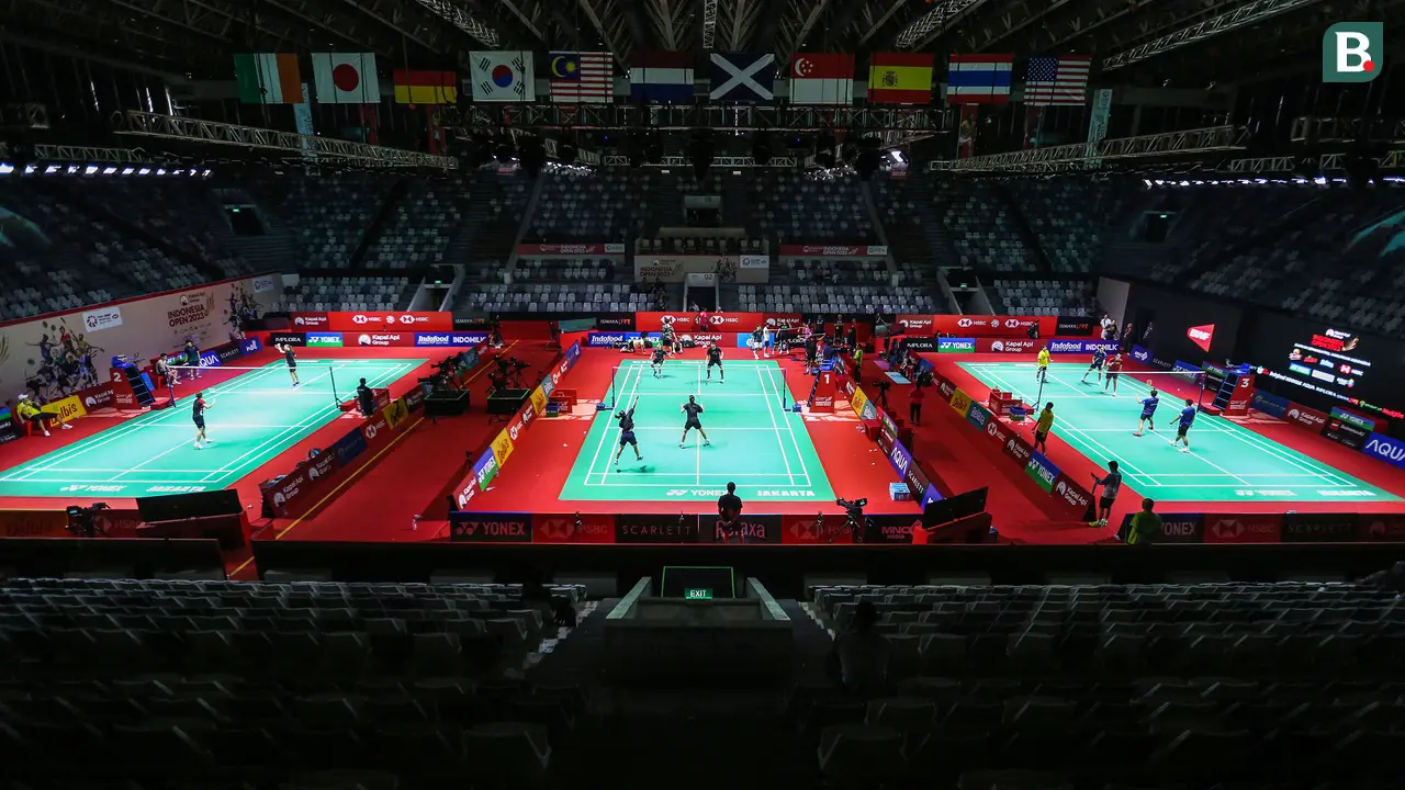 Foto: Istora Senayan Bersolek, Siap Sambut Indonesia Open 2023