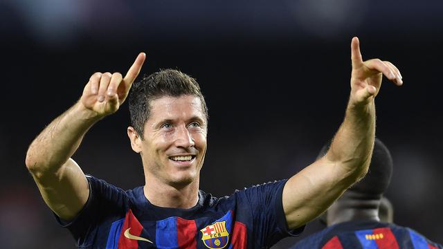 Robert Lewandowski - Barcelona - Liga Champions - 8 September 2022