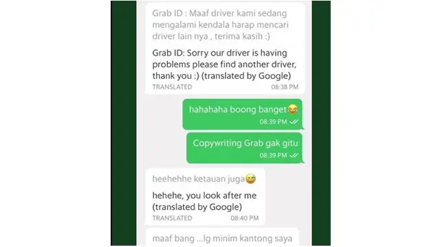 7 Chat Driver Ojol Dengan Penumpang Ini Bikin Senyum-Senyum Sendiri