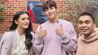 Gaya Anissa Aziza Saat Bertemu dan Peluk Ji Chang Wook, Tampil Serasi dengan Sang Idola
