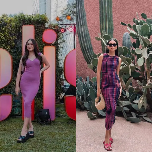 Adu Gaya Laura Moane dan Alyssa Daguise. [@its_lauramoane2/@alyssadaguise]