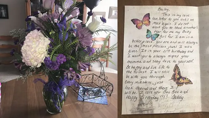 Hadiah dari ayah./Copyright twitter.com/SellersBailey