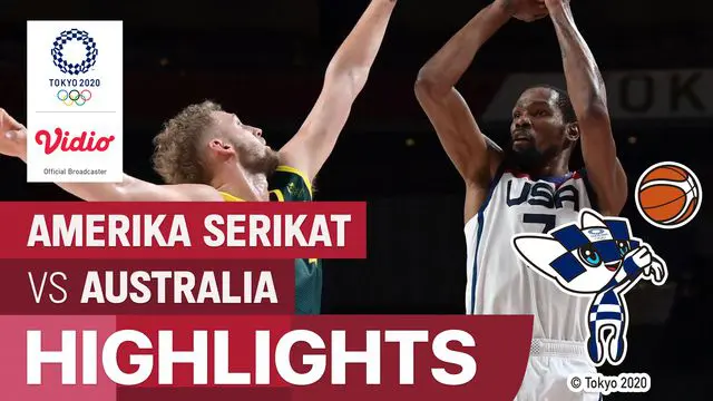 VIDEO: Highlights Semifinal Basket Putra Olimpiade Tokyo 2020, Amerika Serikat Tundukkan Australia 97-78