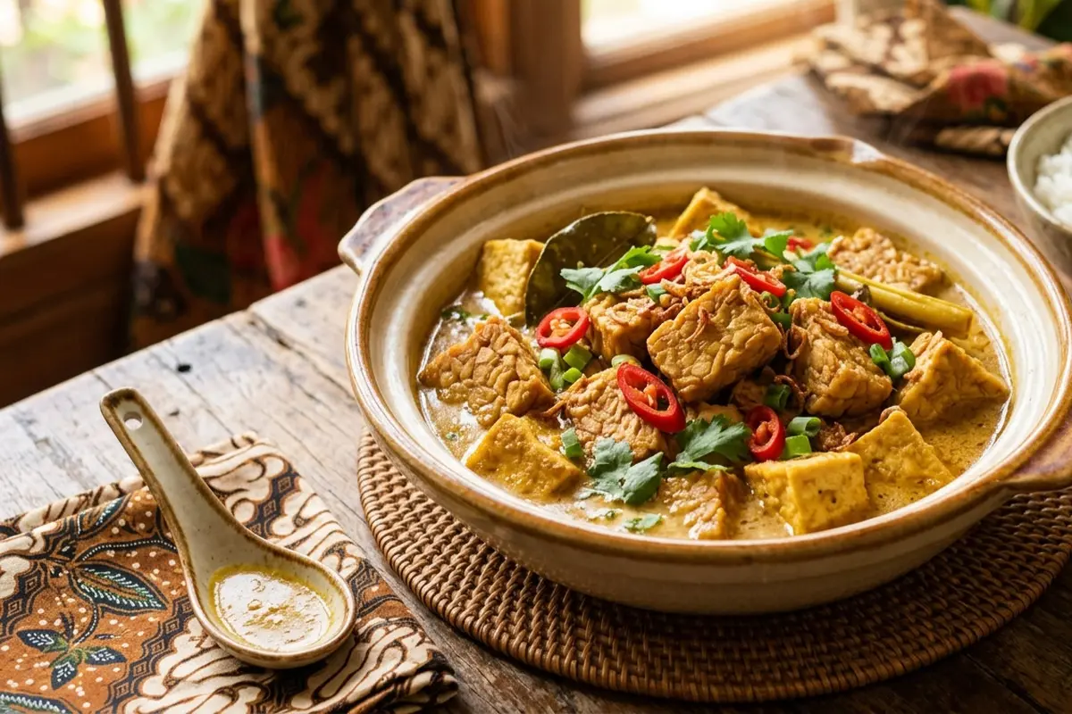 resep terik tempe (AI Generated)