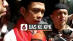 Ustaz Abdul Somad (UAS) mendatangi Gedung Komisi Pemberantasan Korupsi (KPK), Selasa (19/11). Kedatangan UAS untuk memberikan ceramah di hadapan karyawan lembaga antirasuah.