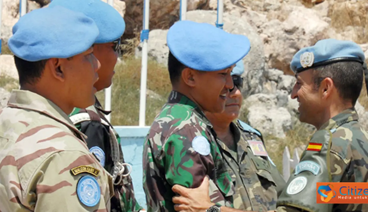 Citizen6, Lebanon: Military Public Information Officer (Perwira Penerangan) jajaran Sektor Timur Unifil menggelar rapat bulanan semester kedua, bertempat di Batalyon India, UN Posn 4-2, Marjayoun, Lebanon Selatan, Rabu (20/7). (Pengirim: Badarudin Bakri)