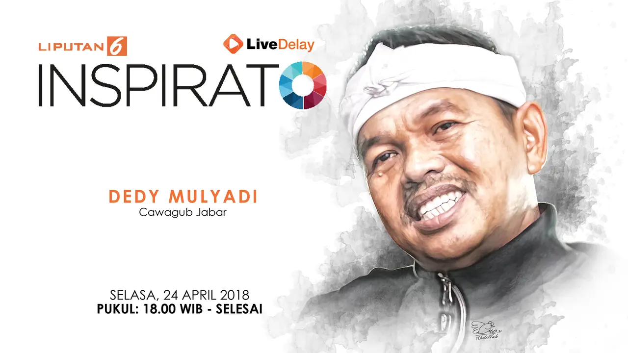 Saksikan Inspirato Bersama Dedi Mulyadi, Cawagub Jabar