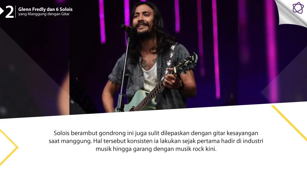 Glenn Fredly dan 6 Solois yang Manggung dengan Gitar. (Foto: Andy Masela/Dok. Bintang.com, Desain: Nurman Abdul Hakim/Bintang.com)