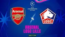 Ilustrasi Arsenal versus LOSC Lille, Liga Champions. (Bola.com/AI)