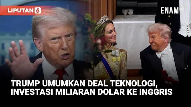Trump Umumkan Kesepakatan Teknologi, AS dan Inggris Dapat Investasi Puluhan Miliar Dolar