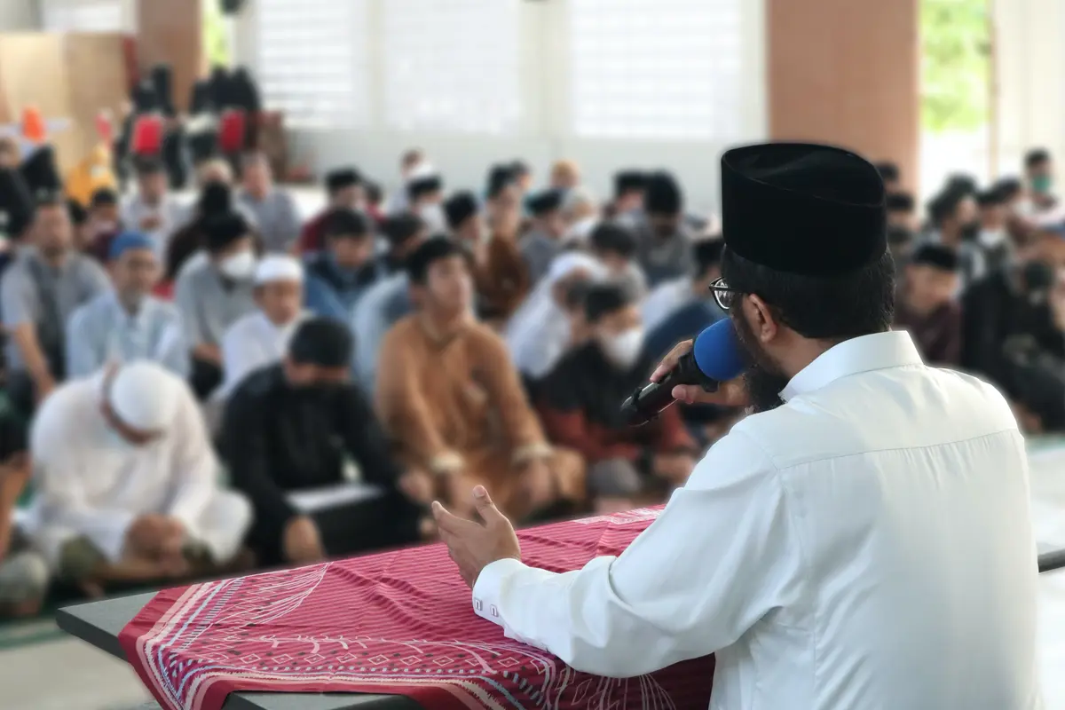 Ilustrasi khotbah salat Jumat