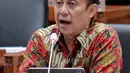 Menteri Kesehatan Budi Gunadi Sadikin mengikuti rapat kerja dengan Komisi IX DPR di Kompleks Parlemen Senayan, Jakarta, Rabu (30/11/2022). Dalam raker tersebut membahas mengenai peningkatan capaian bulan Imunisasi Anak Sekolah (BIAS) dan Bulan Imunisasi Nasional (BIAN), program penguatan pelayanan kesehatan rujukan, serta penguatan pelayanan kesehatan primer melalui pemindaian dan revitalisasi fungsi puskesmas. (Liputan6.com/Angga Yuniar)