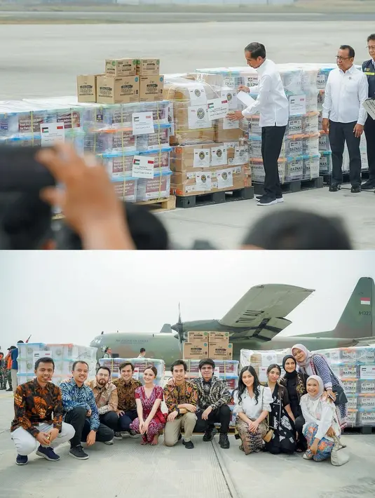 Acara pelepasan yang digelar di Pangkalan TNI AU Halim Perdana Kusuma, Jakarta Timur itu turut dihadiri oleh sederet public figure ternama. Salah satunya Syifa Hadju dan Rizky Nazar. [@syifahadju]