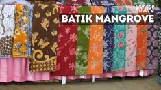 Inovasi batik dari daun mangrove mencuri perhatian didunia fashion
