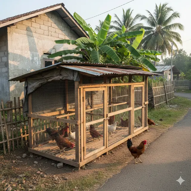 Desain Kandang Ayam Kampung