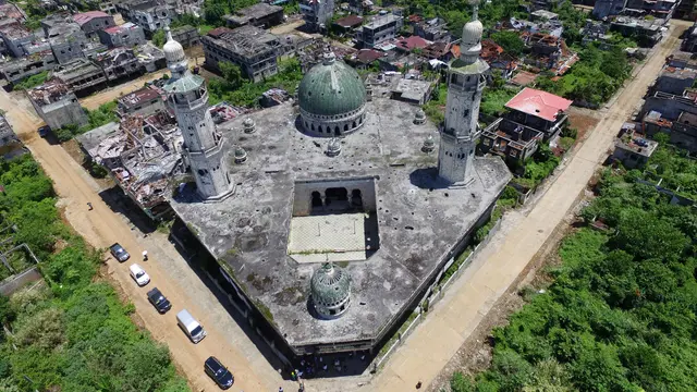 Pemandangan Kehancuran Usai Konflik Marawi