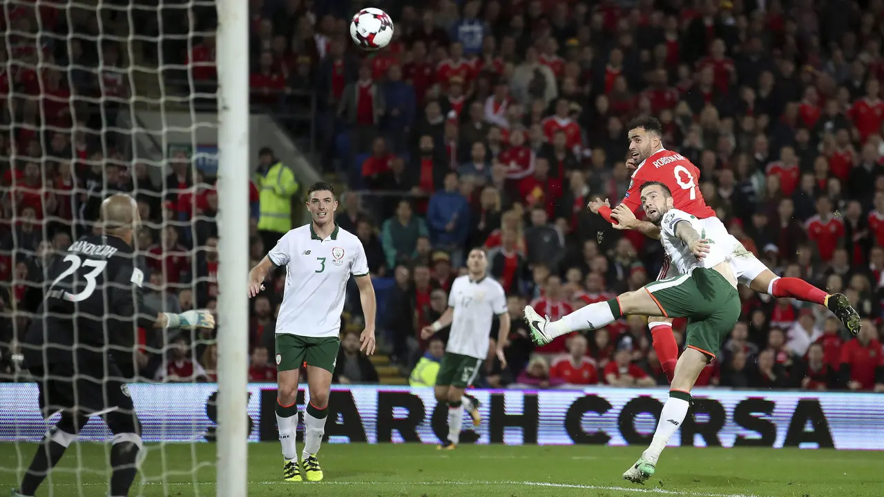 FOTO: Irlandia Hentikan Mimpi Wales ke Piala Dunia 2018