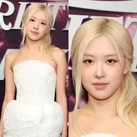 Tiba di karpet acara, Rosé BLACKPINK mencuri perhatian dengan tampilannya yang begitu elegan. Ia memilih gaun putih bernuansa clean dan modern, siluetnya sederhana namun tetap dramatis, menonjolkan aura regal yang selama ini melekat pada dirinya. [@thebpinksnews].