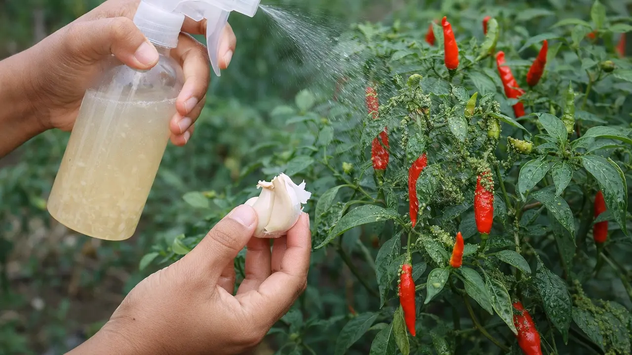 Cara Mengatasi Kutu Daun pada Cabai (Foto: Reve Art AI)