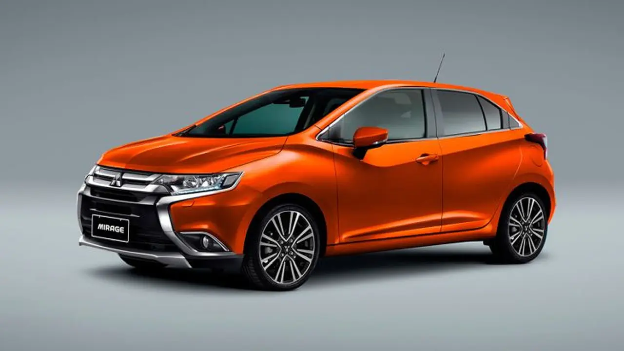 Rendering Mitsubishi Mirage generasi berikutnya