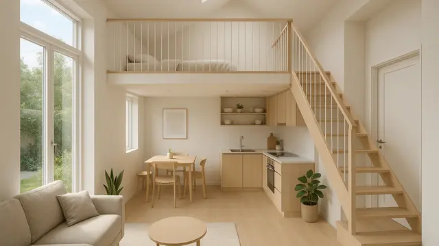 Cara Membuat Rumah Kecil dengan Mezzanine
