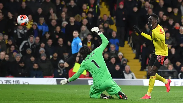 Watford Bantai Liverpool, Kekalahan Perdana The Reds di Liga Inggris