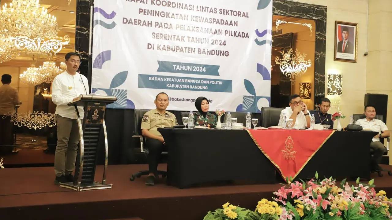 Jelang Pilkada Serentak 2024, Pemkab Bandung Gelar Rakor Lintas Sektor Tim Kewaspadaan Daerah 
