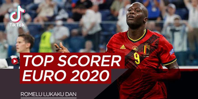VIDEO TikTok Bola.com: 4 Calon Terkuat Top Scorer di Euro 2020, Salah Satunya Romelu Lukaku