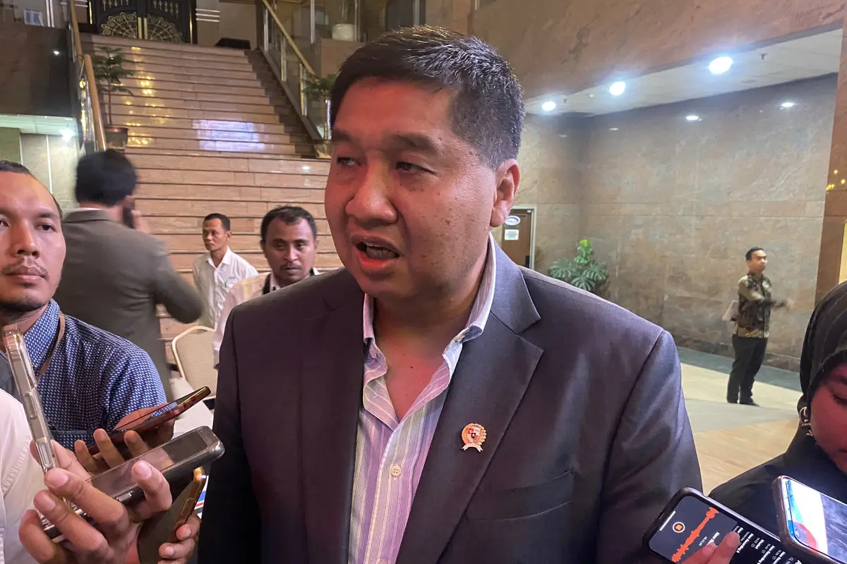 Menteri Perumahan dan Kawasan Permukiman (PKP) Maruarar Sirait di Kantor BPKP, Senin (22/6/2026) malam. (Christian/Liputan6.com)